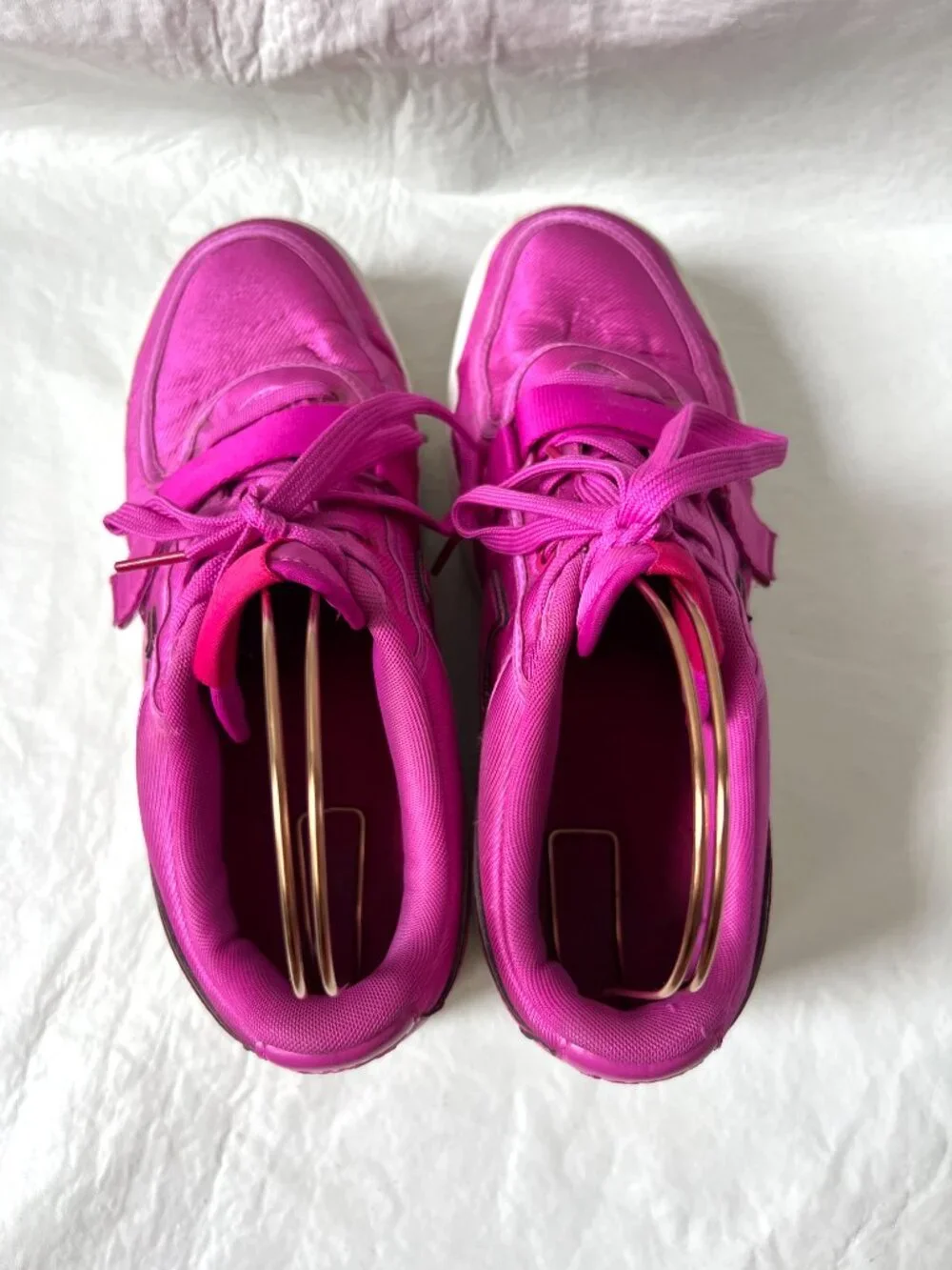Nike platform sneakers Vandal 2K Hyper Magenta pink nylon strap womens 11 shoes